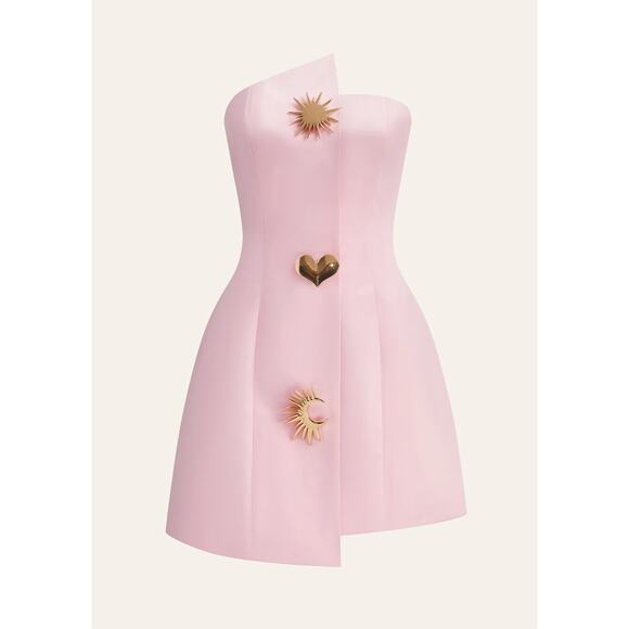 Commense Dresses & Skirts - Commense Pink Strapless Maxi Dress